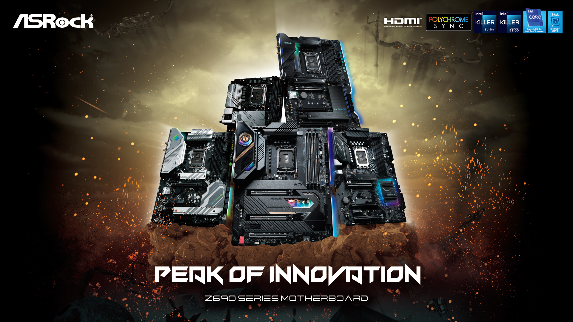ASRock Launches Full Range of Intel<sup>®</sup> Z690 Motherboard Packed with Revolutionary Technology