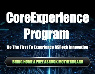 ASRock CoreExperience Program