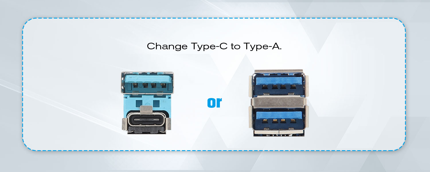 Change Type-C to Type-A.