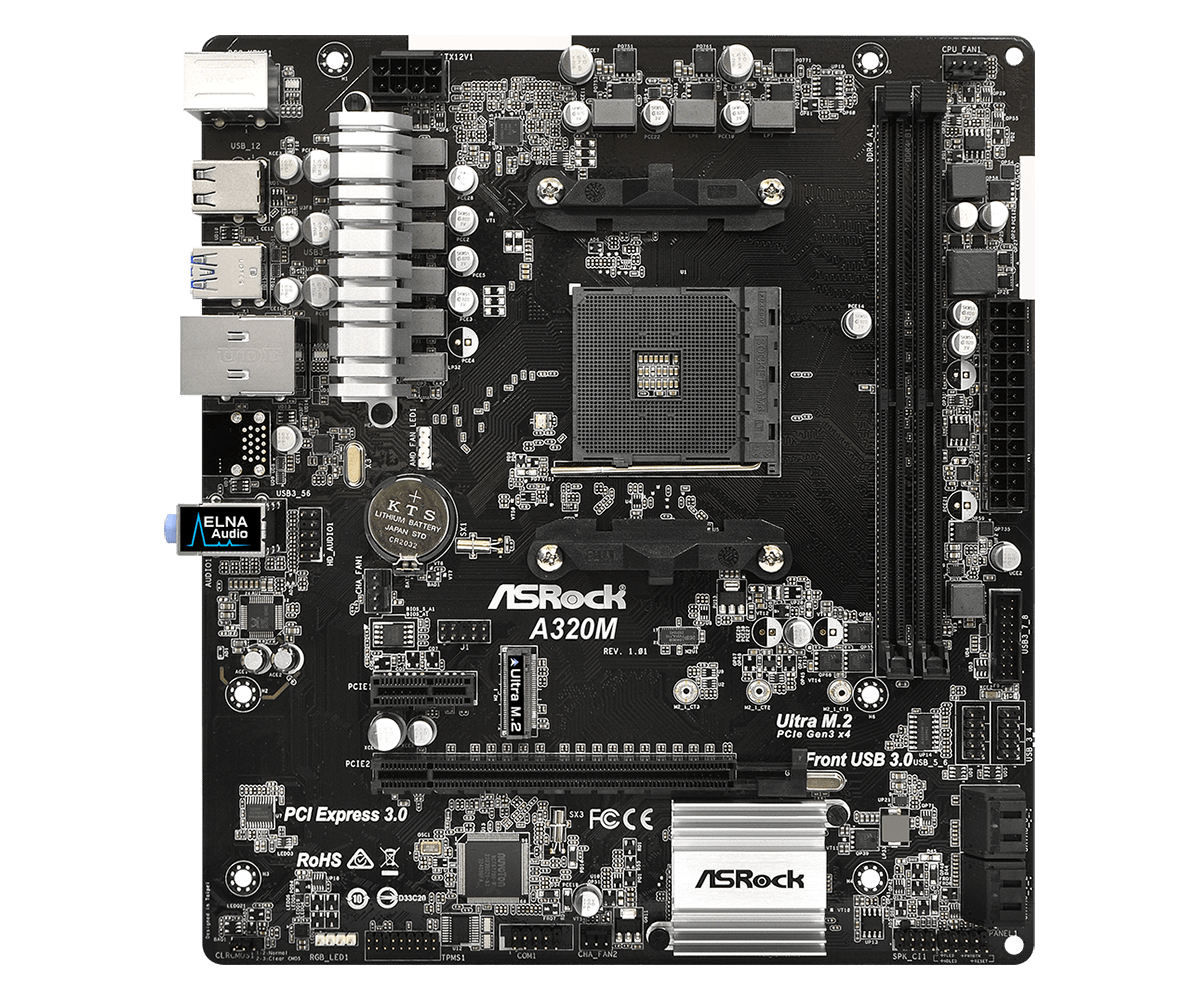 Asrock a320 какой процессор можно поставить