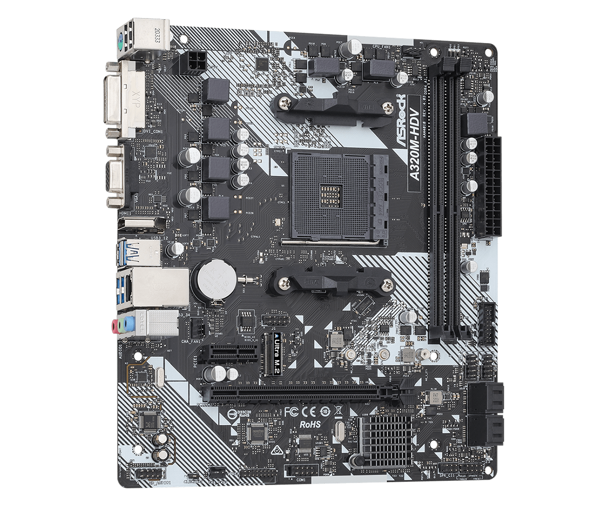 Asrock a320m hdv установка windows 10