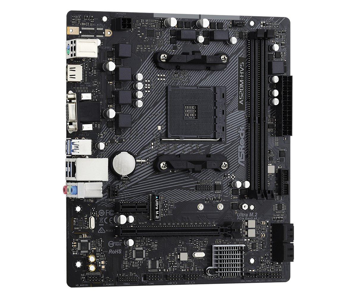 Asrock a520m hvs совместимость