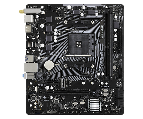 Asrock a520m itx ac обзор