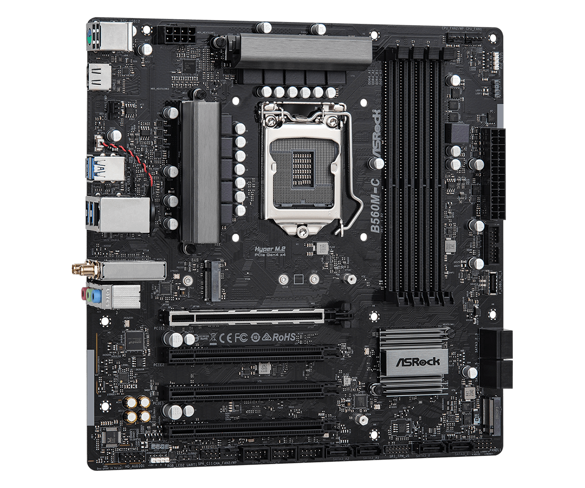 Asrock b560m hdv материнская плата не работает lan