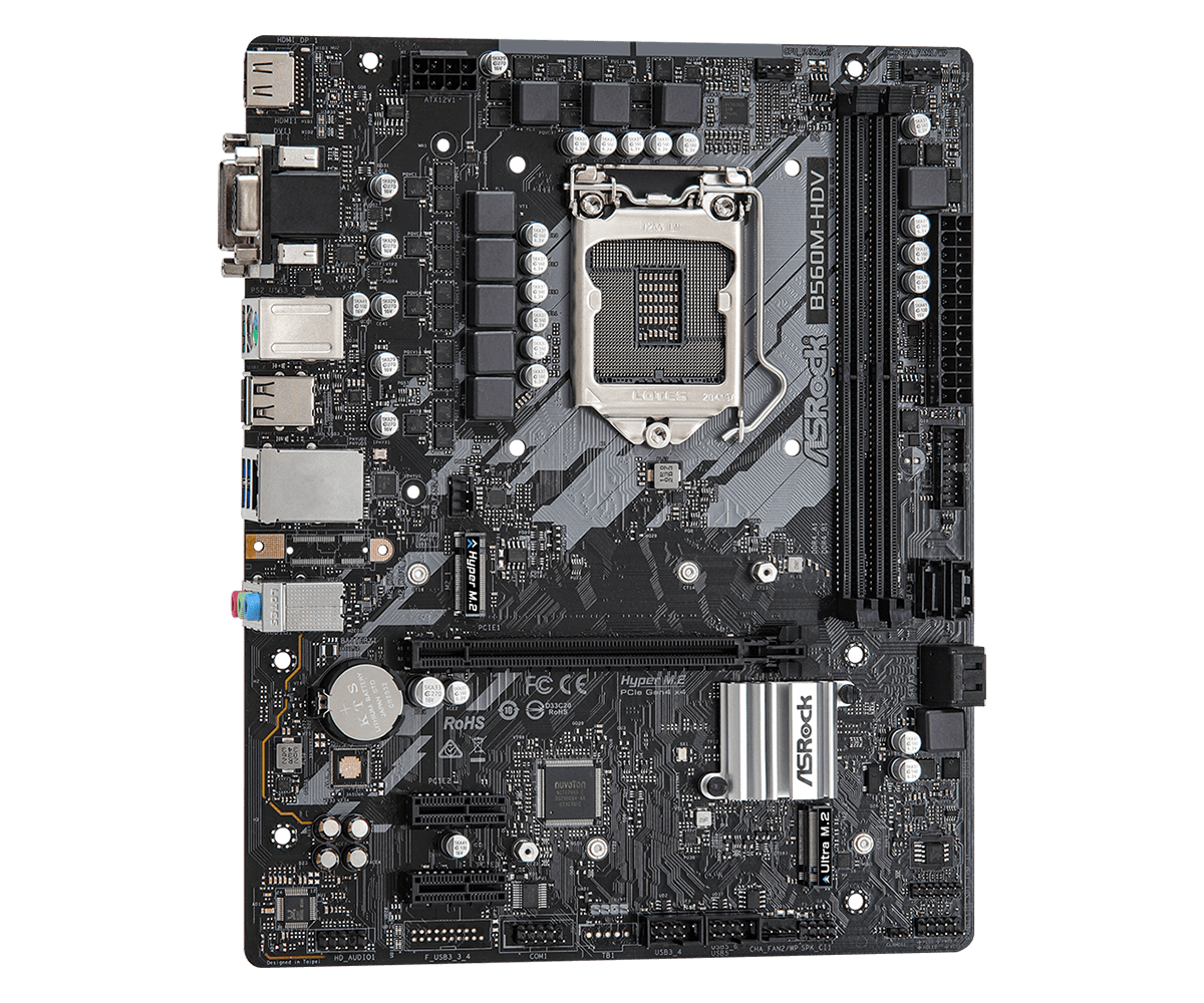 Asrock b560m hdv материнская плата не работает lan