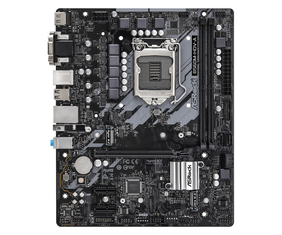 Asrock b560m hdv материнская плата не работает lan