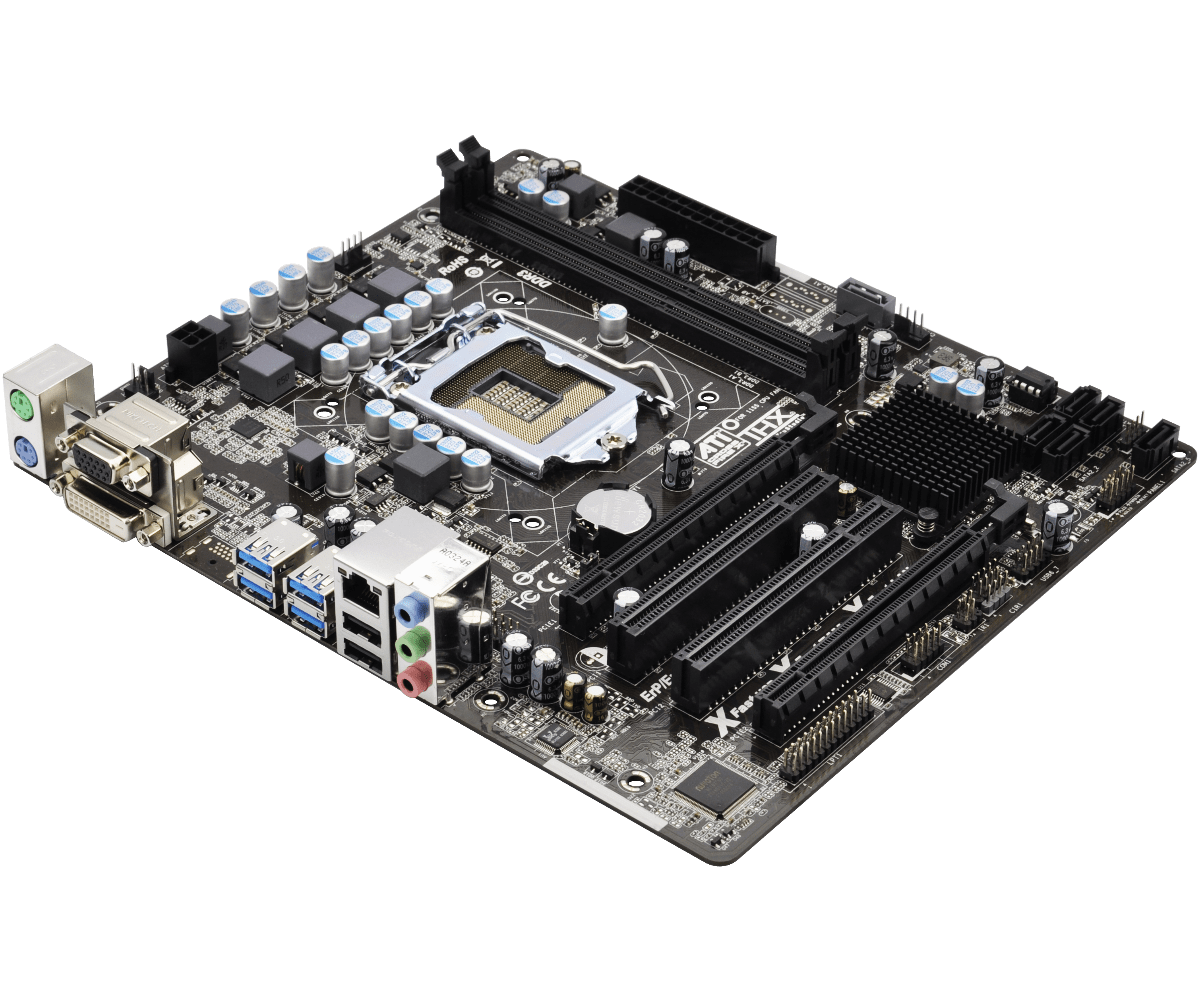 Asrock b75m gl подключение