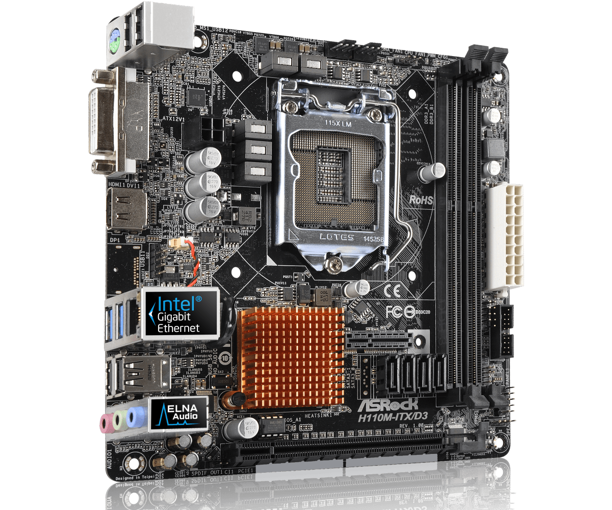 Asrock h110m dgs подключение передней панели