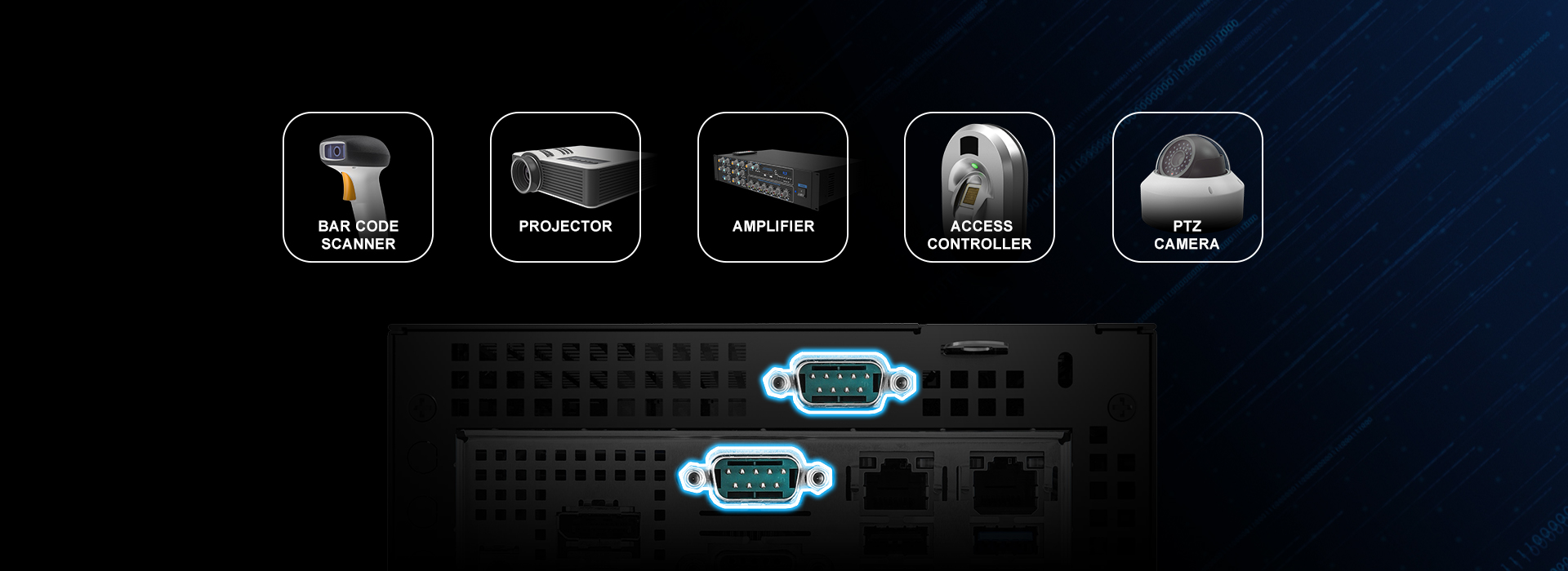 Two COM Ports Design for diverse needs