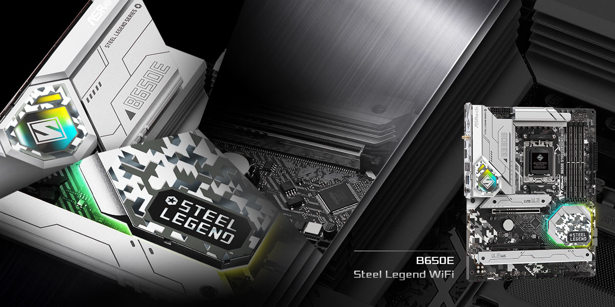 ASRock B650E Steel Legend WiFi & B650E PG Riptide Wi-Fi