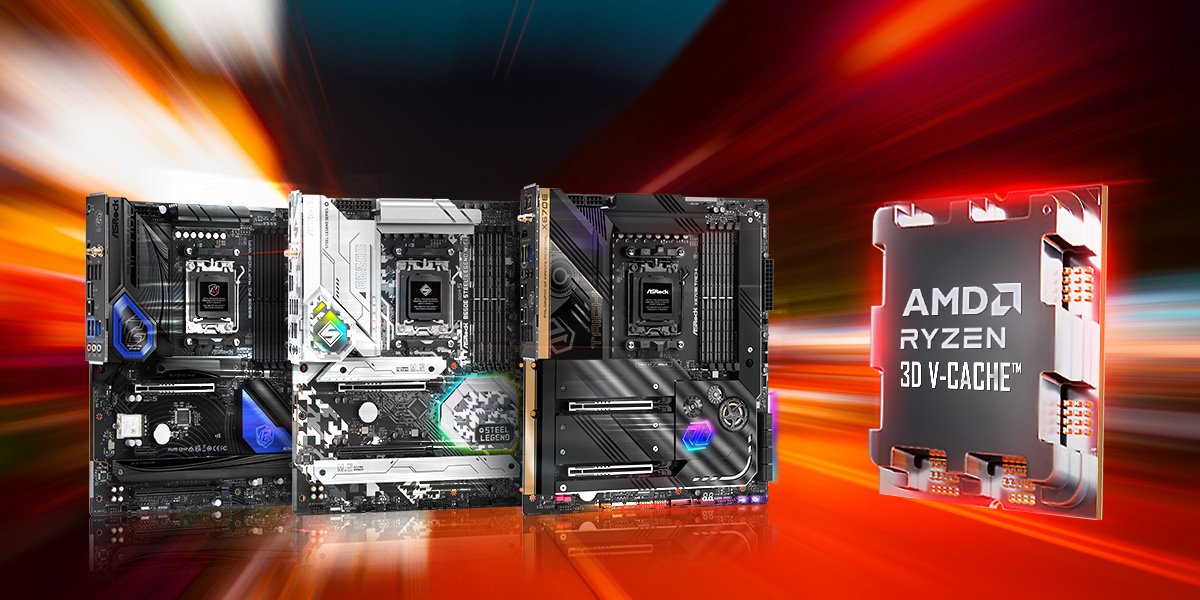 ASRock Releases New BIOS to support AMD Ryzen™ 7000 Series Processors with AMD 3D V-Cache™ Technology